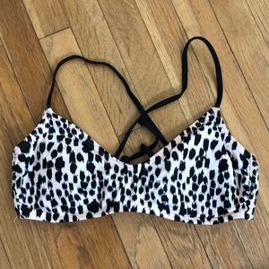 cheetah bikini top